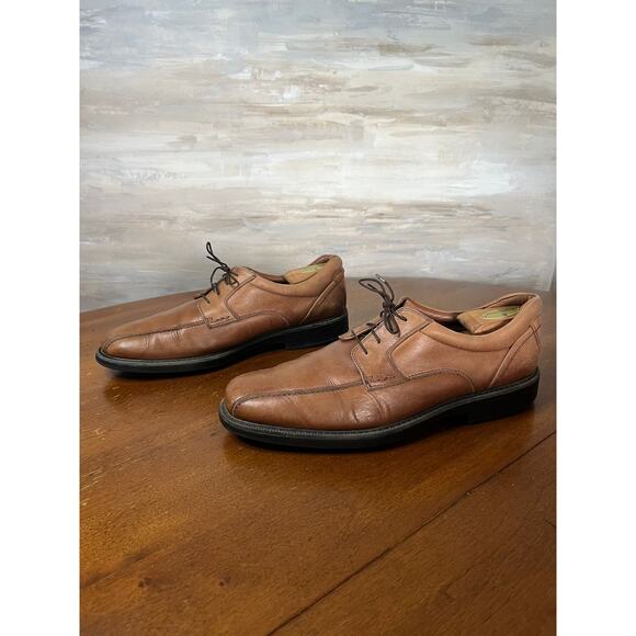 Johnston & Murphy XC-4 Stanton Men's Size 12 Run Off Waterproof Brown Shoes - Picture 2 of 6